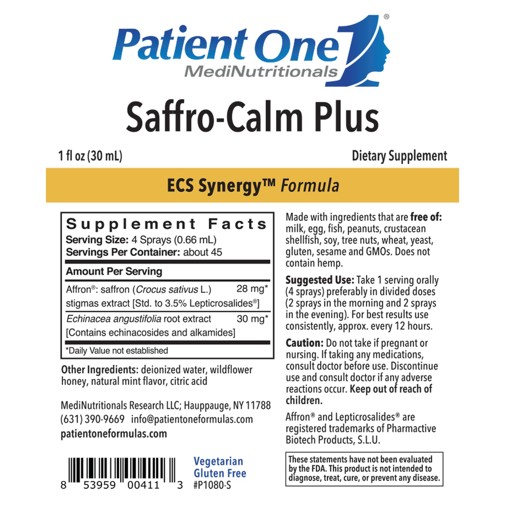 Saffro-Calm Plus