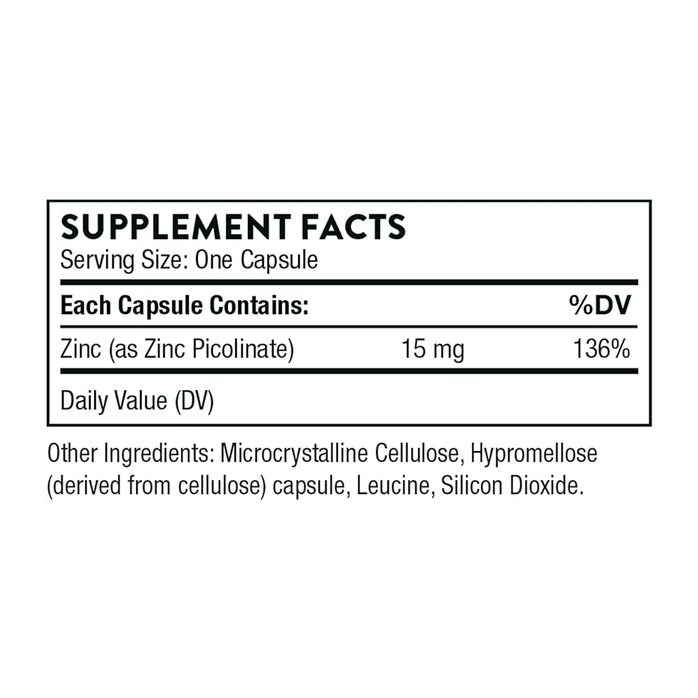Zinc Picolinate 15mg