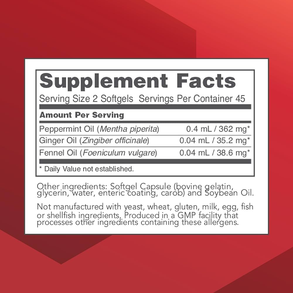 Peppermint Oil GI 90gels