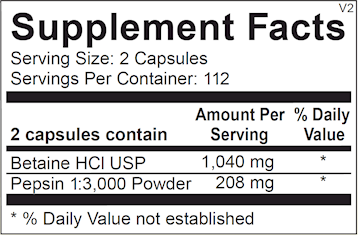 Betaine & Pepsin