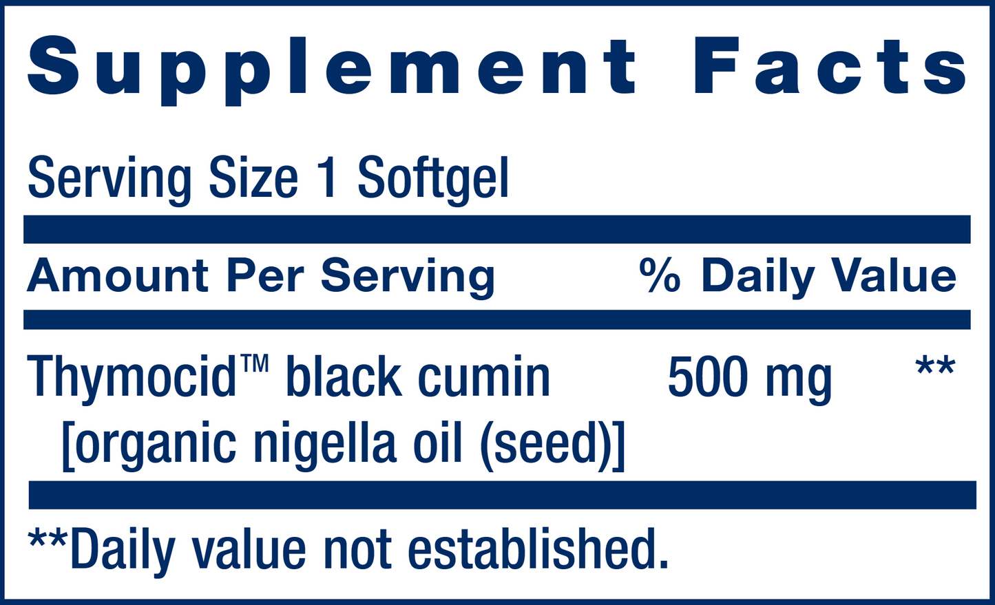 Black Cumin Seed Oil