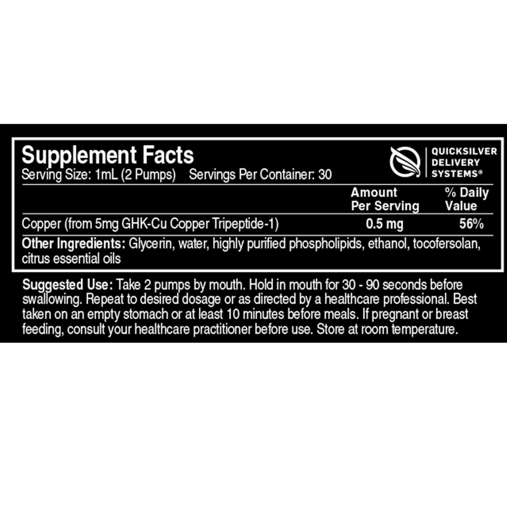 Liposomal Copper GHK