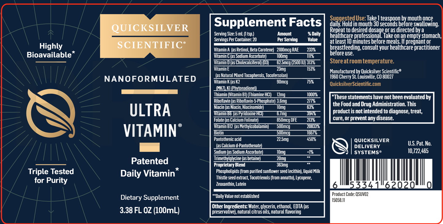 Ultra Vitamin Liposomal 3.38 fl oz