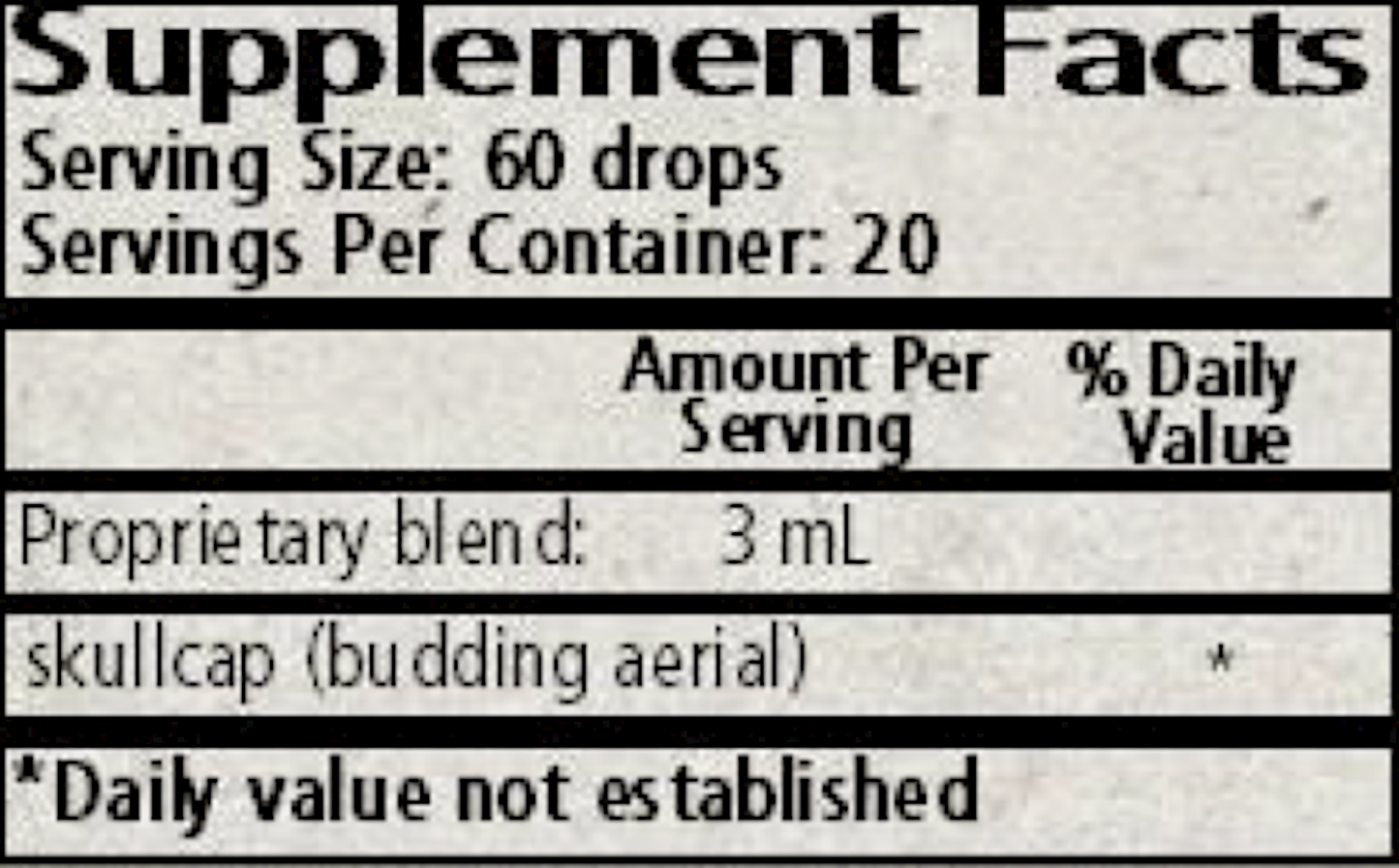 Scutellaria/Skullcap 2oz