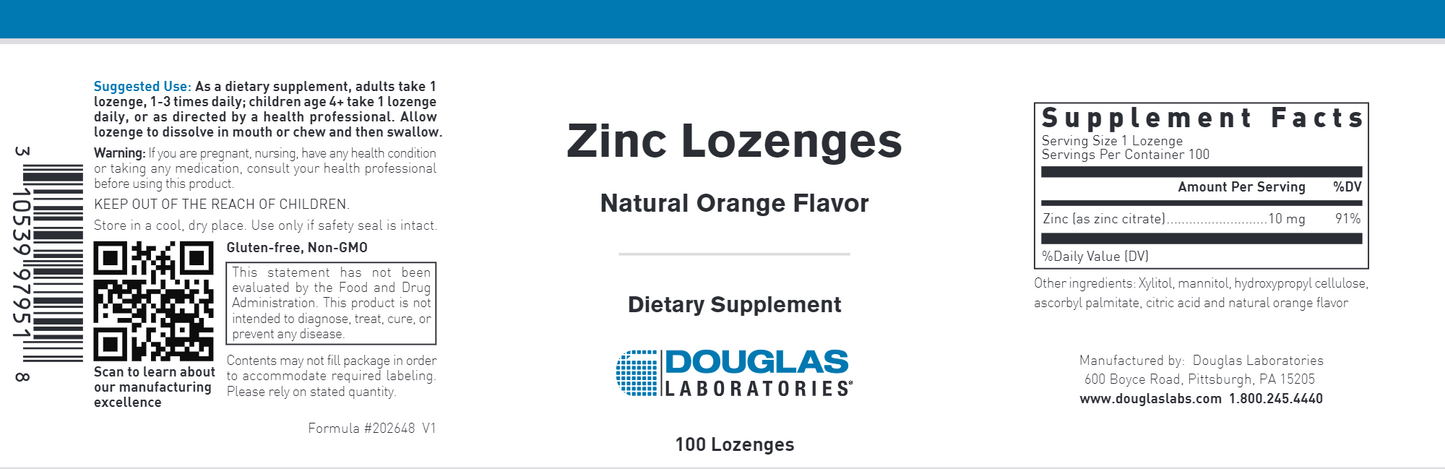 Zinc Lozenges