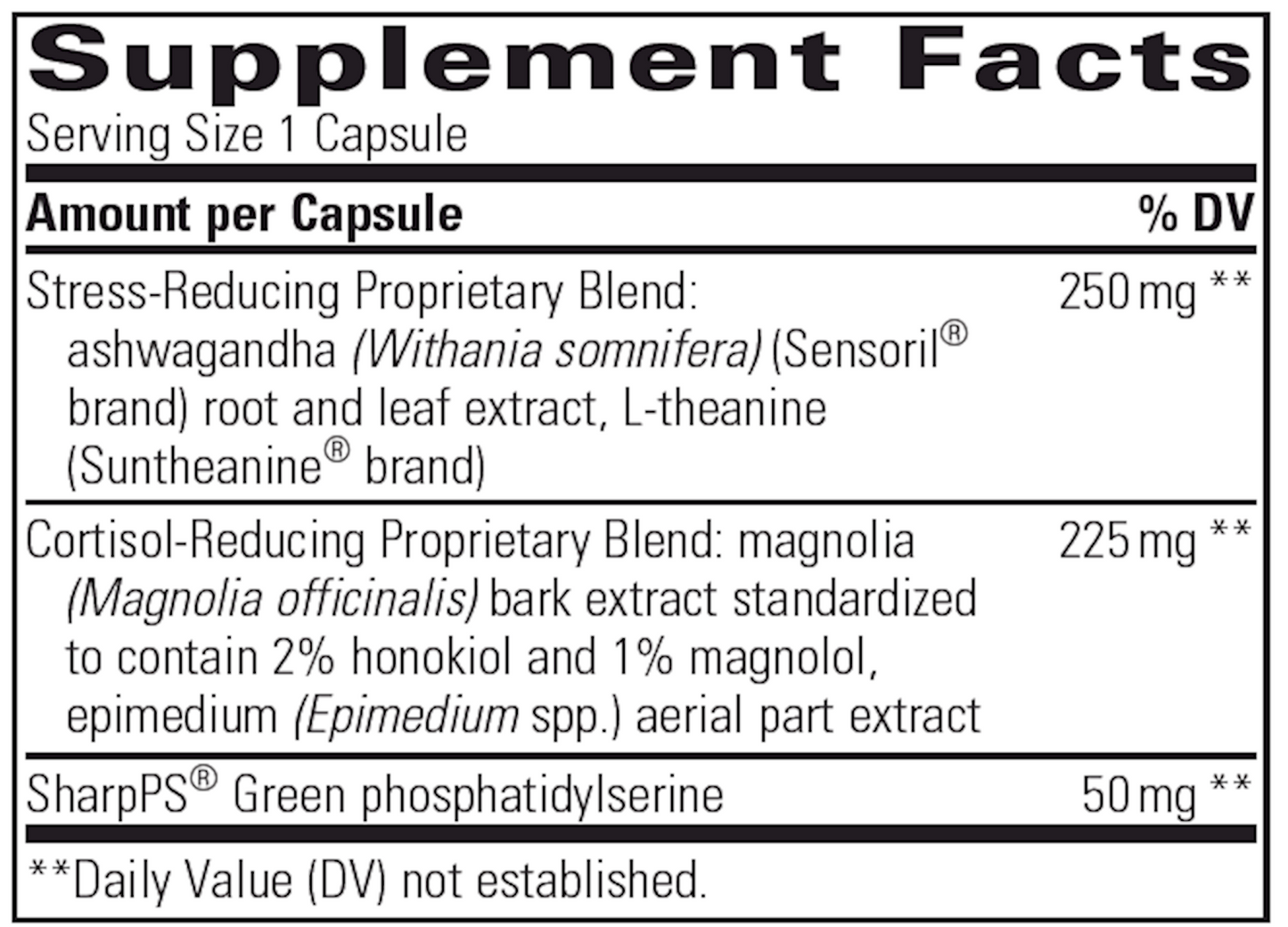 Cortisol Manager Allergen Free