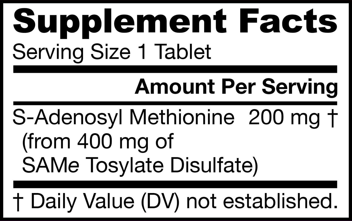 Jarrow Formulas Sam-e 200 mg