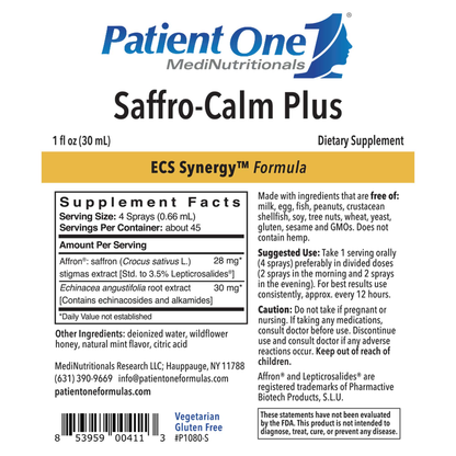 Saffro-Calm Plus