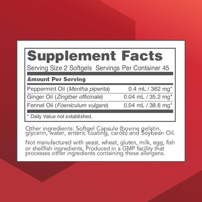 Peppermint Oil GI 90gels