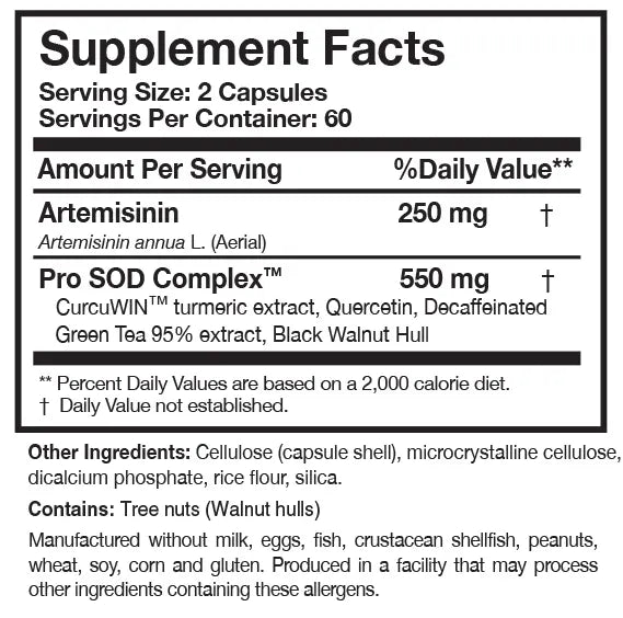 Arteminsinin SOD