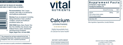 Calcium (citrate/malate)