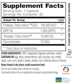 GlutenEase Extra Strength 30vcaps