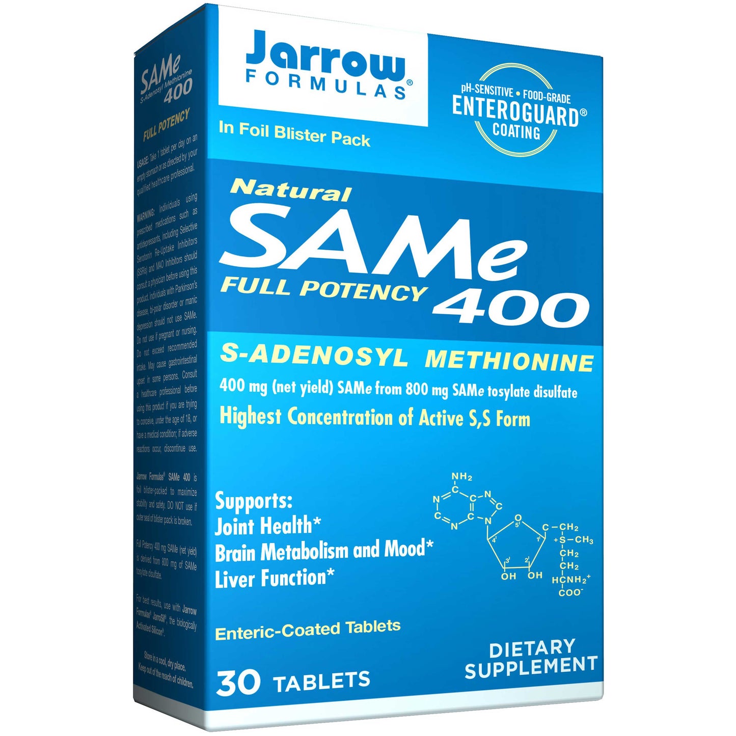 Jarrow Formulas SAM-e 400 mg
