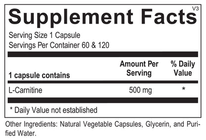 L- Carnitine - 60c
