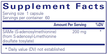 SAMe (S-Adenosylmethionine) 60caps