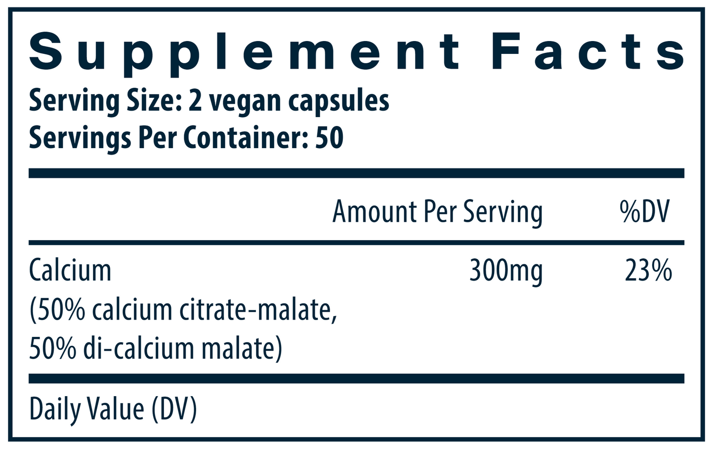 Calcium (citrate/malate)