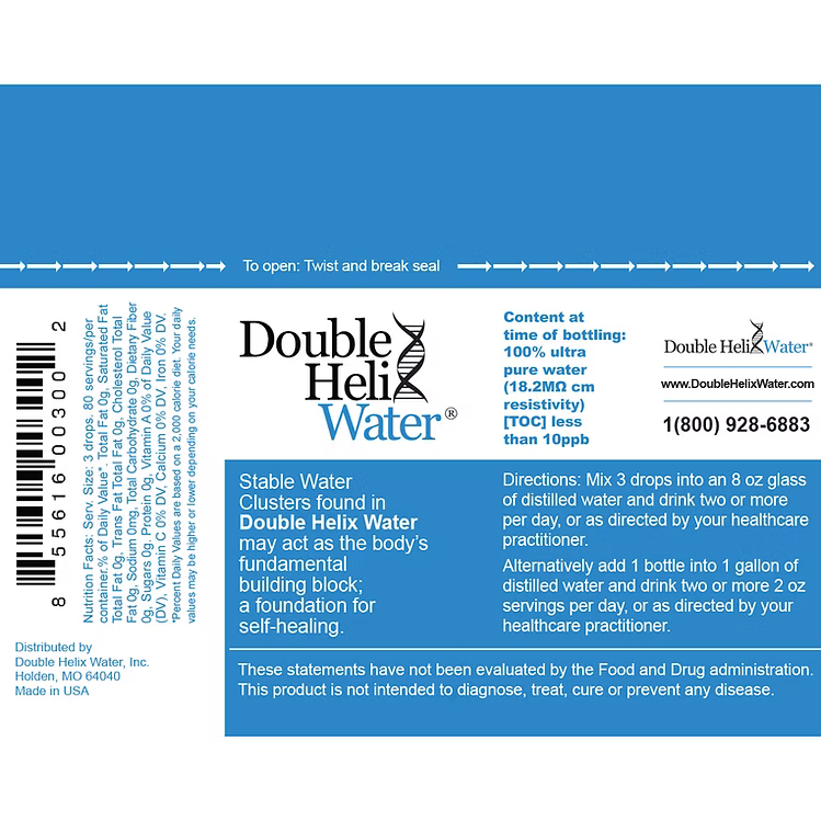 Double Helix Water
