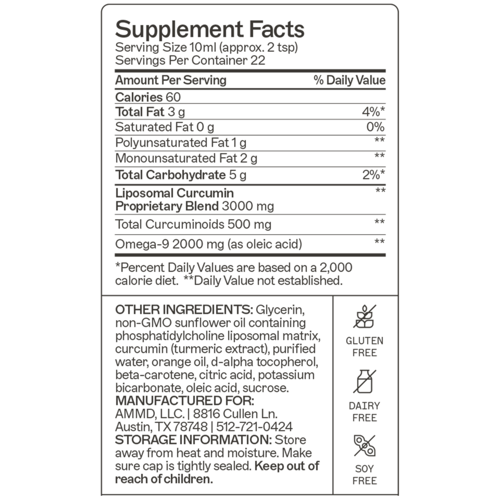 Liposomal Curcumin 8 fl oz