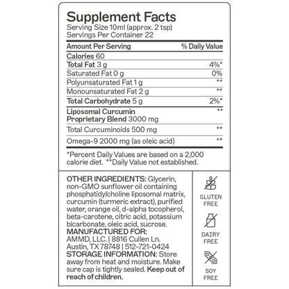 Liposomal Curcumin 8 fl oz