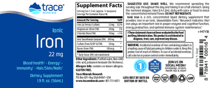 Liquid Ionic Iron 22mg