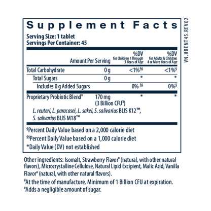 Hyperbiotics Pro-Kids ENT Prob 45 tabs