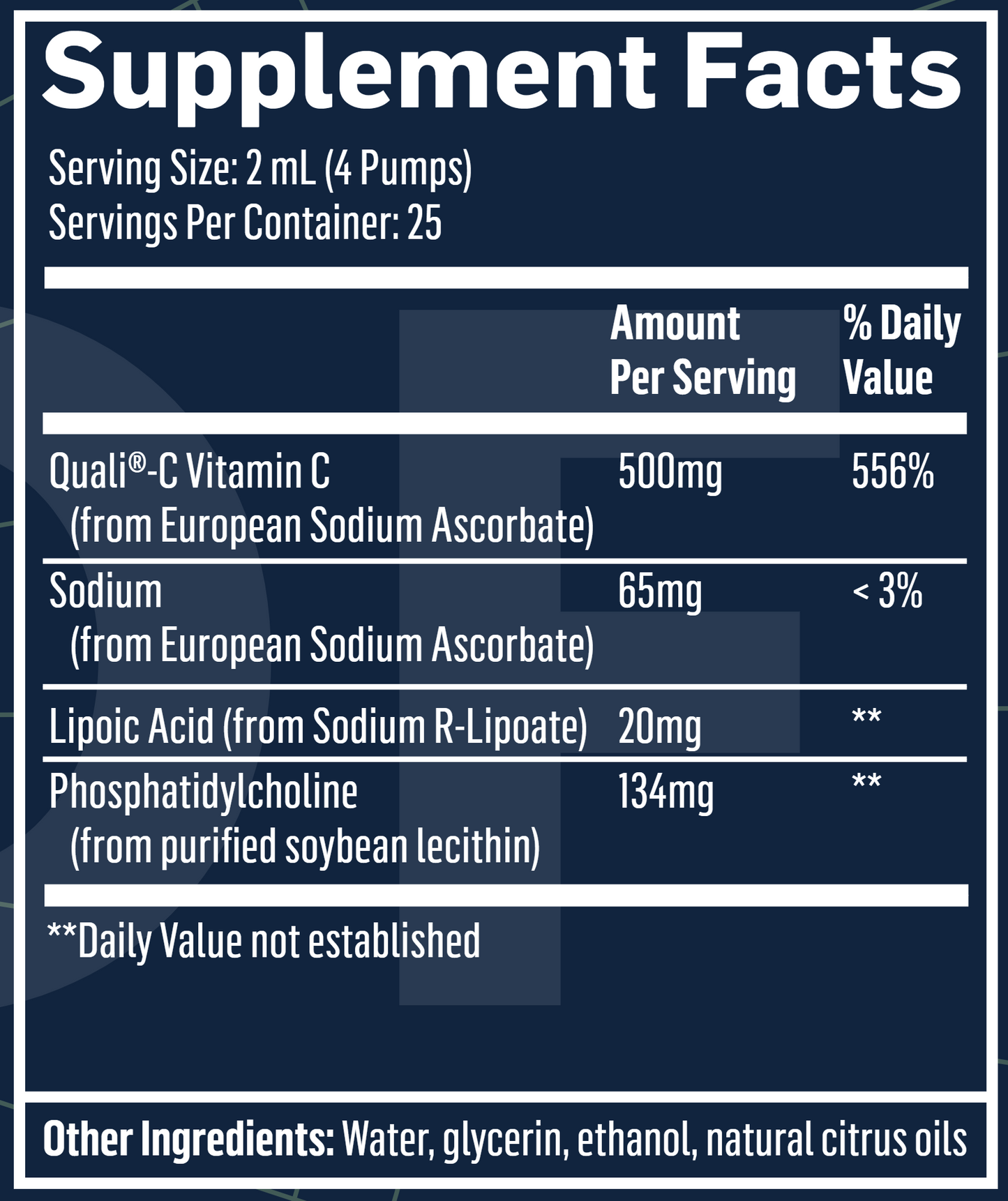 Vitamin C RLA Liposomal 1.7 oz